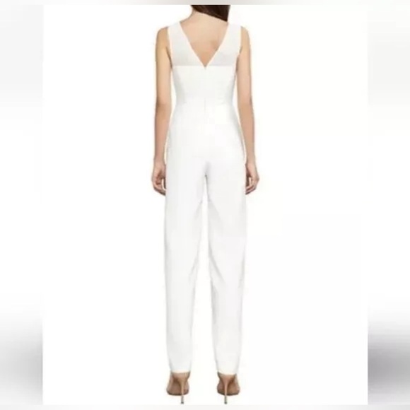 BCBGeneration Viktoria Sleeveless Front Slit Wide Leg Jumpsuit - Picture 2 of 7